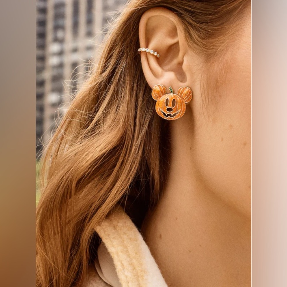 Baublebar Disney Mickey Head Pumpkin Earrings